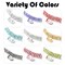 1080 Pcs 8mm Rhinestone Spacer Beads - Crystal Glass Beads for Jewelry Making, Available in 9 Colors, Ideal for Necklaces, Bracelets, and Pendants